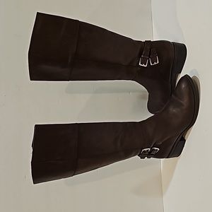 Lauren Ralph Lauren Brown Leather Riding Boots Size 7